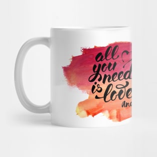 All You Need Is Love And Waffles Mug